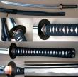 Рукоятки японских мечей и крепление цубы